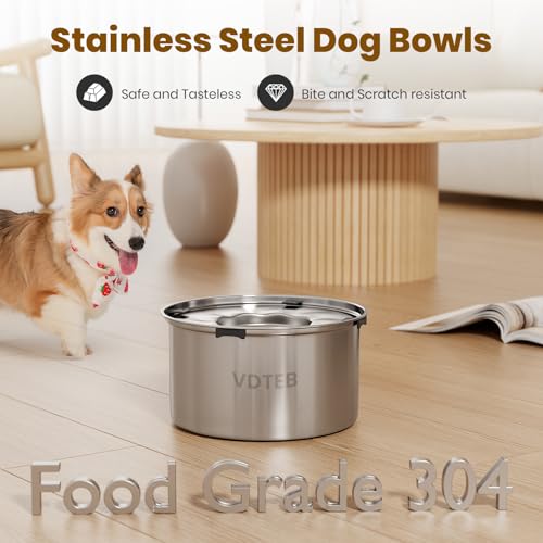 Dog Water Bowl No Spill