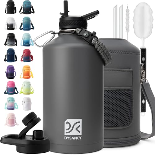 Gallon Insulated Water Bottle with Portable Carrier Bag for Outdoor
