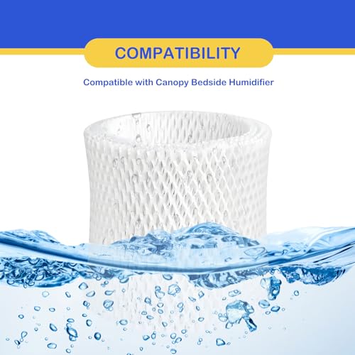 Humidifier Wicking Replacement Filter Compatible with Canopy Bedside and Nursery Humidifier