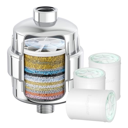 R7 Shower Filter with 3 Replacement Cartridges