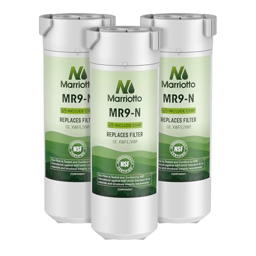 XWFE (Built-in CHIP) Refrigerator Water Filter Pack of 3 (3 Count)