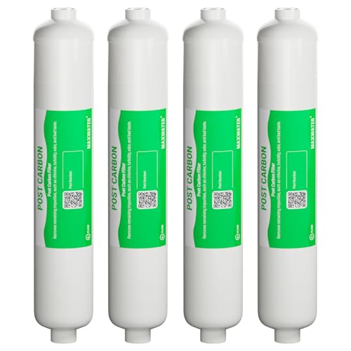 10" Inline Post Activated Carbon Water Filter (4 Count)