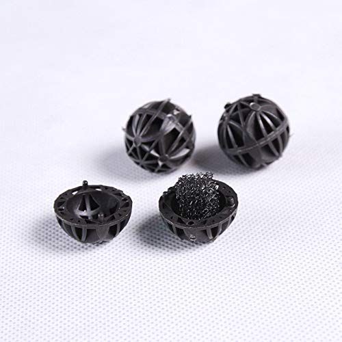 Aquarium 1" Bio Balls 100pcs for Fish Tank Pond Canister Filter Media