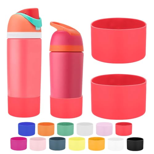 2PCS Protective Boot Compatible with Owala Kids Water Bottle 16 oz &14 oz