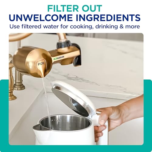 Plus Faucet Mount Water Filtration System with Lead Reducing Mineral Core Faucet Filter