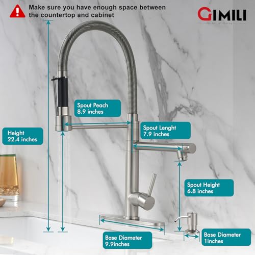 Kitchen Faucet with Soap Dispenser