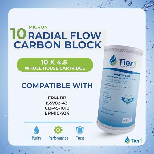 10 Micron 4.5" × 10" Carbon Block Water Filter