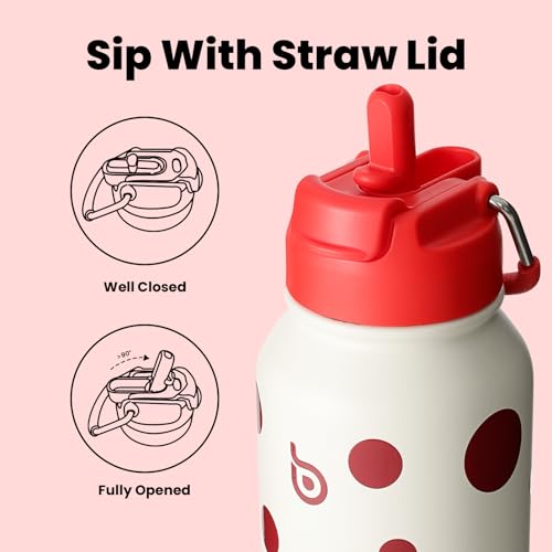 32oz Insulated Water Bottle with Pill Box