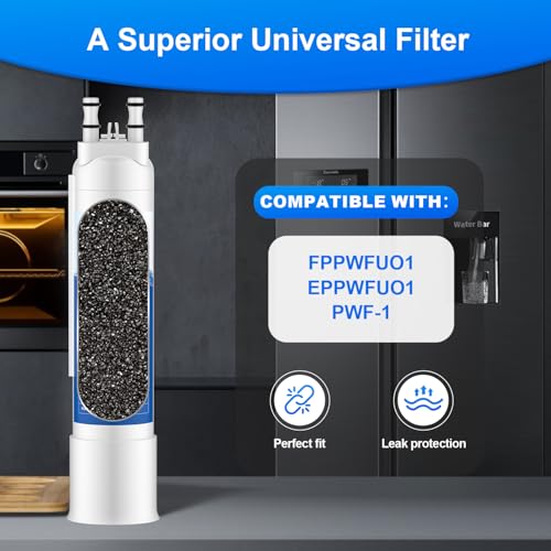 FPPWFU01 Water Filter Replacement Compatible with Frigidaire FPPWFU01 Water Filter (3 Count)