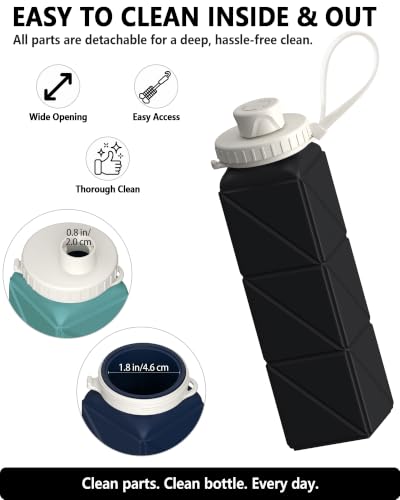 Collapsible Water Bottles 21oz