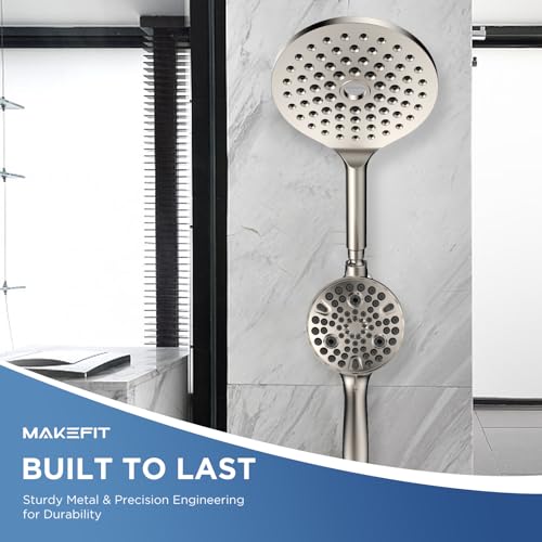 Dual Handheld Shower Head Combo