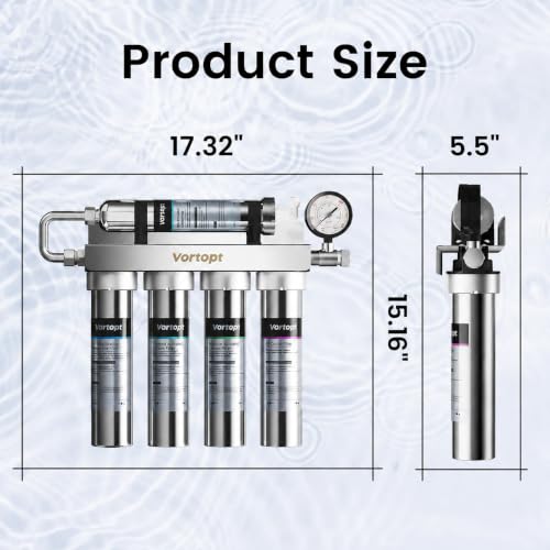 Stainless Steel Under Sink Water Filter