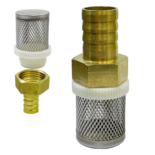 Stainless steel filter copper tube joint 19mm diameter hose connection