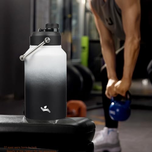 87 oz Insulated Stainless Steel Water Bottle Jug with Handle