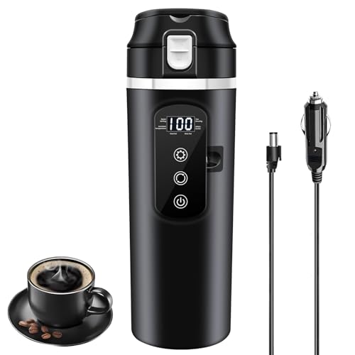 Car Travel Electric Kettle 400ml Heating Mug