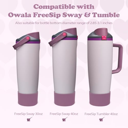 Silicone Boot for Owala 30oz & 40oz FreeSip Sway Bottles & Tumblers