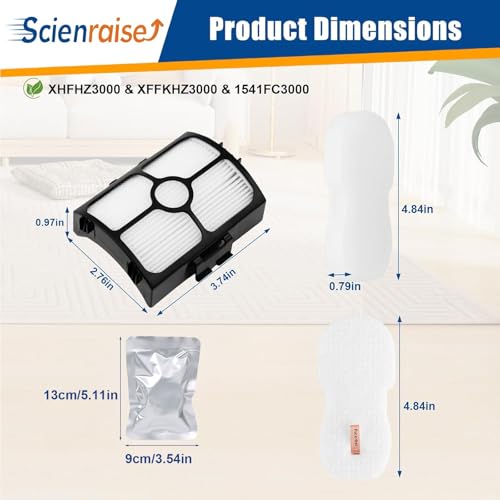 HZ4001AMZ Filter for Shark HZ4002 HZ4000 HZ3002 HZ3000 (10 Count)