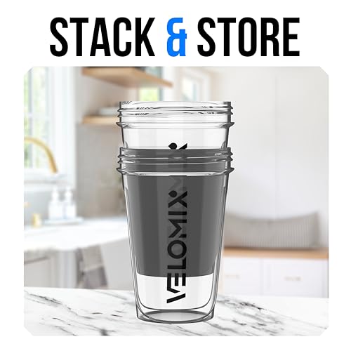 2 Pack 20oz Protein Shaker Bottle for Protein Mixes (2 Count)