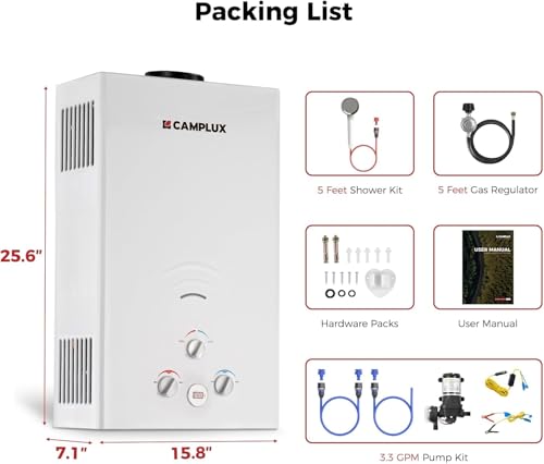 CAMPLUX 4.22 GPM Propane Water Heater