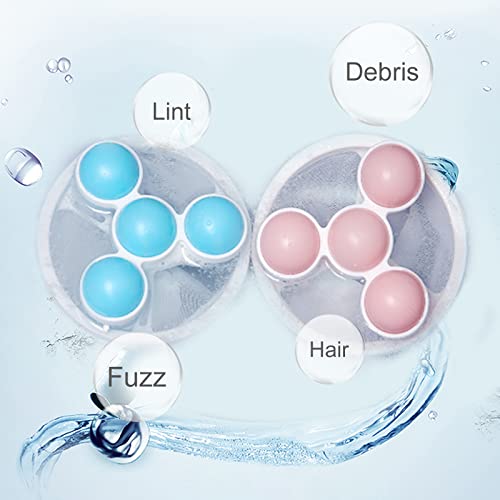 Hair Filter Bag Lint Catcher for Washing Machine Pet Hair Catcher 4 Pack (4 Count)