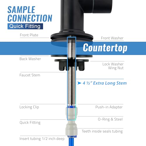 GA3 ORB Drinking Water Faucet for Kitchen Sink with 3