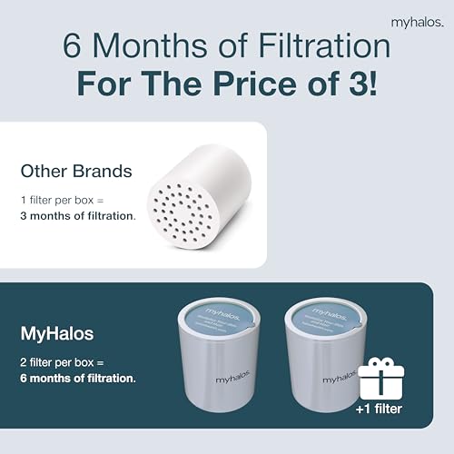 Shower Head Filter Cartridge Replacement (2 Count)