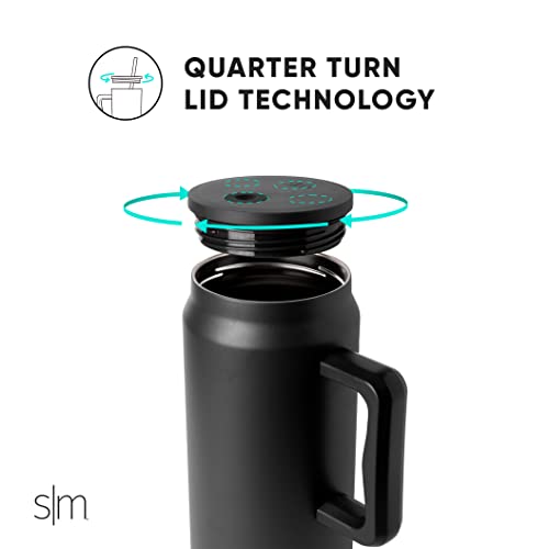 50 oz Mug Tumbler with Handle and Straw Lid