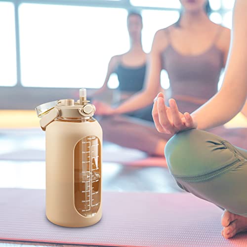 74 oz Glass Water Bottle with 2
