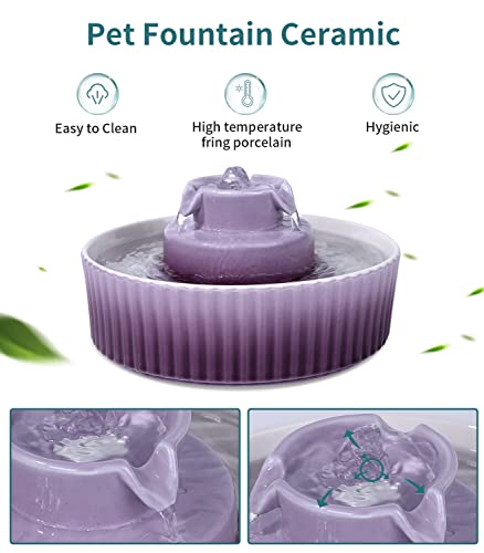 Ceramic Cat Water Fountain