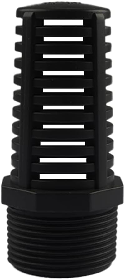 TOMEX 1-1/4 Inch Threaded Suction/Overflow Strainer, Screen Strainer 1-1/4 Inch (2 Pack)