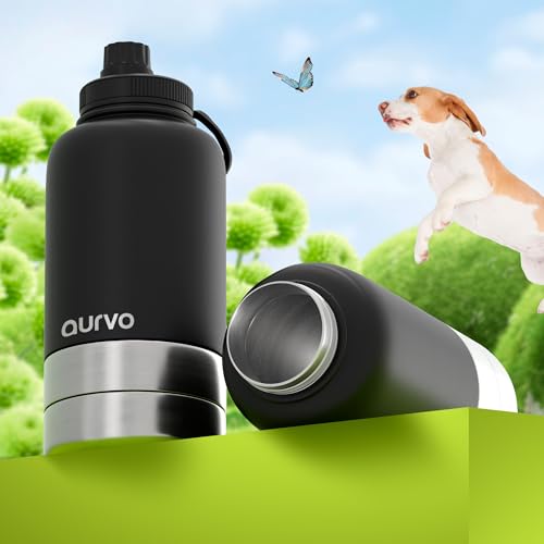 32oz Dog Water Bottle with Bowls