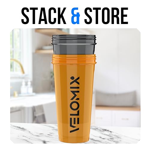 2 Pack 28oz Protein Shaker Bottle for Protein Mixes (2 Count)