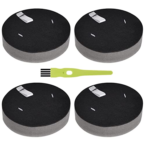 3070 Filter Replacement for Bissell Cleanview Pet Slim 3080 2831 3339 2903 2921 Pet Hair 2897 4 Pack Filter for Bissell PowerEdge 2900A 2900 3274 Vacuum Compare to Part # 1623102 (4 Count)