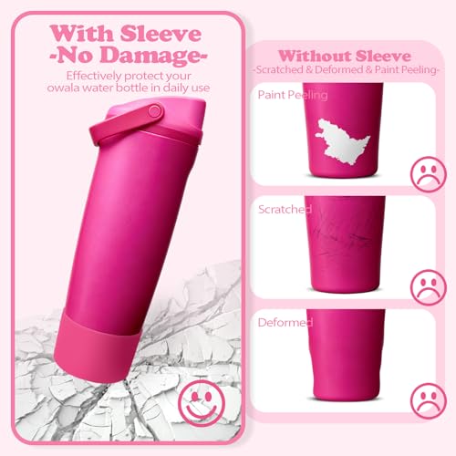 Silicone Boot for Owala 30oz & 40oz FreeSip Sway Bottles & Tumblers