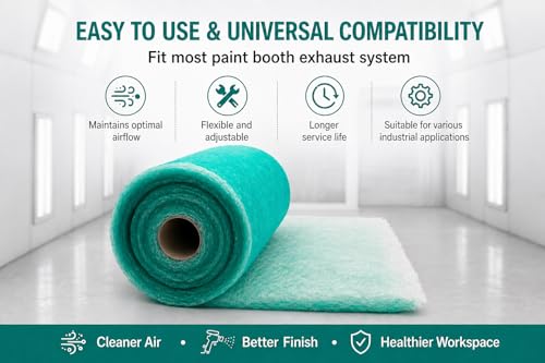 Paint Booth Exhaust Fiberglass Filter