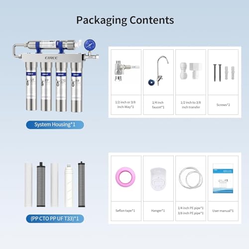 H502B Under‑Sink Ultrafiltration Water Filter