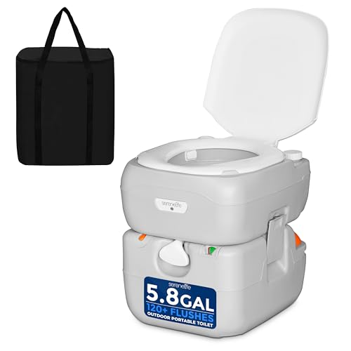 5.8 Gal Portable Camping Toilet For Adults