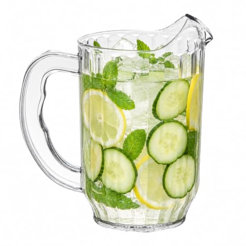 32 oz Clear Plastic Water Pitcher