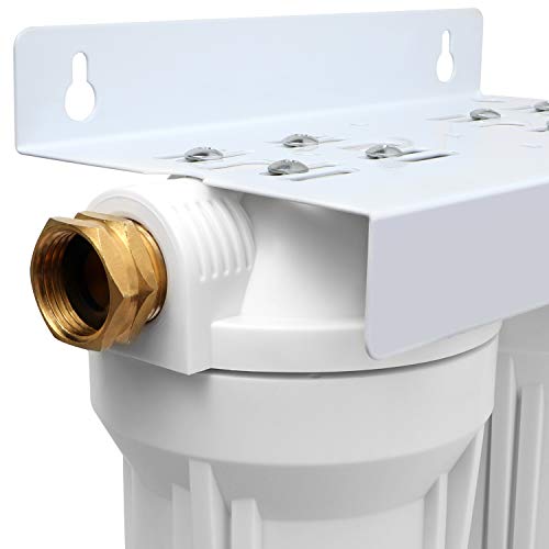External RV Dual Water Filter System for RVs Camper Boats Marine (2 Count)