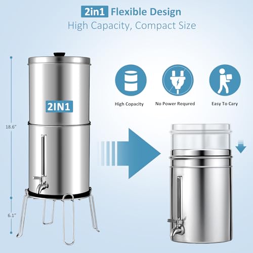 2.25G Ultra Filtration Gravity Water Filter System
