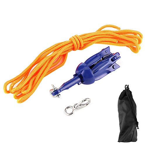 Compact Folding Anchor Rope Hook Watercraft Acc for Boats Kayak Canoe Sailboat