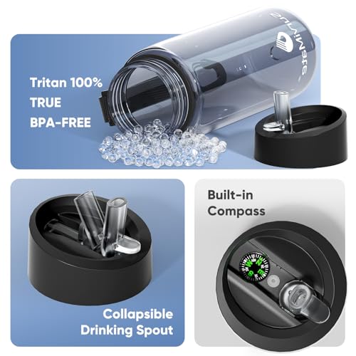 Purified Water Bottle for Camping (2 Count)