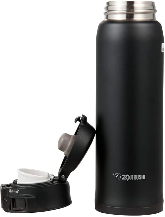 Zojirushi SM-SA48-BA Stainless Steel Vacuum Insulated Mug, 1 Count (Pack of 1), Black
