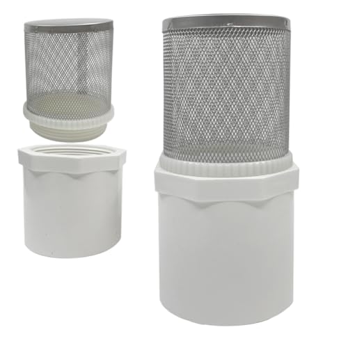 1" Stainless Steel Filter Cover Connected to 1 inch