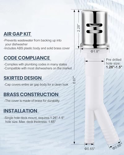 Kitchen Faucet with Air Gap