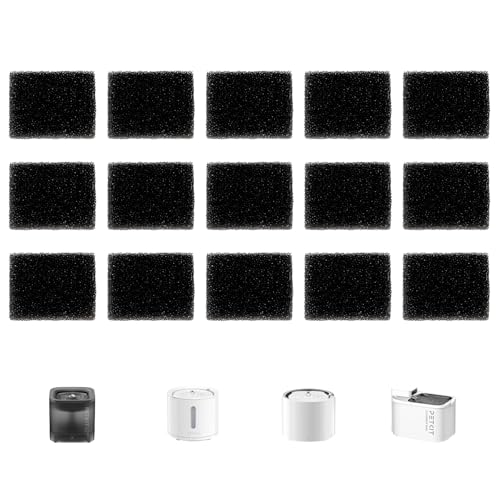 Replaced Foam Filters for Cat Water Fountain (15 Count)
