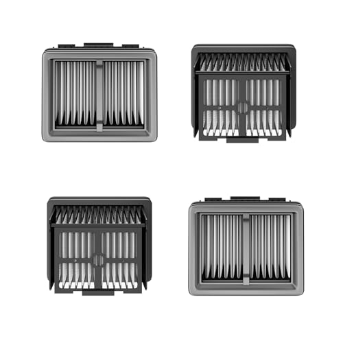 Replacement Vacuum Filters Roller Brushes Compatible with Dreame H12 Pro Wet Dry Vacuum Cleaner (6 Count)