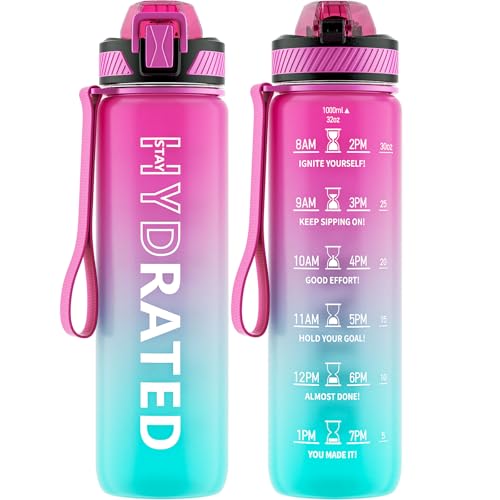 Water Bottle with Straw