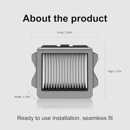 10 Pcs Vacuum Filter Replacement Compatible with Tineco S3 & S5 Mop (10 Count)