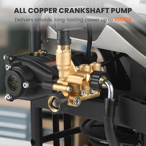 Crossfalls Wall Mounted Pressure Washer Ultra with 50FT Hose